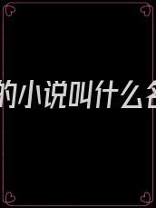 乔爷的小说叫什么名字