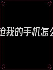 姐姐抢我的手机怎么办
