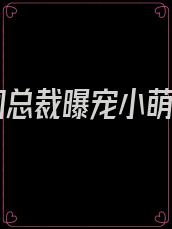 帝国总裁曝宠小萌妻