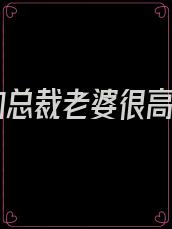 我的总裁老婆很高冷