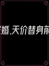 诱爱成婚,天价替身前妻