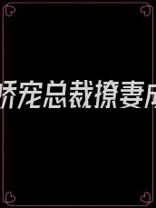 重生娇宠总裁撩妻成瘾